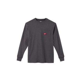 MILWAUKEE Футболка с длинными рукавами WTLSG-L серая 4933478239 | 4933478239