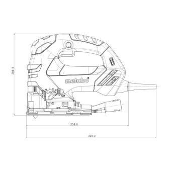 Електролобзик Metabo STEB 140 Plus Industrial (0.75 кВт, 3100 об/хв) (601404500)