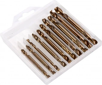 YATO Свердла по металу 2-сторонні, шліфовані YATO : HSS 6542, Ø=3.0- 6.0 мм, 10 шт  | YT-40025