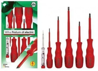 Wiha W06189 Набор отверток диэлектрических Proturn 1K 6 предметов CrVMo