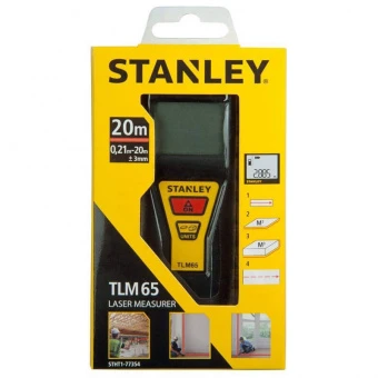 STANLEY STHT1-77354 Измеритель расстояния лазерный TLM65 (р/д 0,1-25м +3мм)