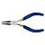 VOREL Щипці - круглогубці міні : прямі, L= 125 мм, з ізольованими ручками  | 42307