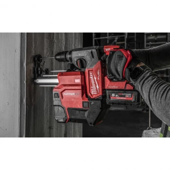 MILWAUKEE Перфоратор аккумуляторный SDS-Plus с системой пылеудаления M18 ONE FHX DEL-552C FUEL (Li-I