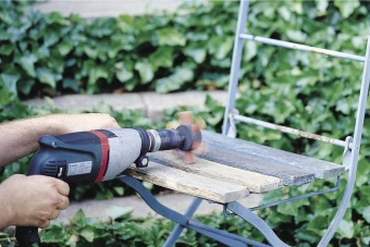 Wolfcraft Нейлоновая веерообразная щетка Ø 100 x 20 // 1512000