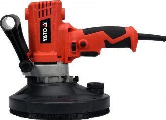 YATO Шліфмашина YATO для штукатурки, бетону та металу з пилозбірником, P=1300 Вт, платформа Ø=180 мм
