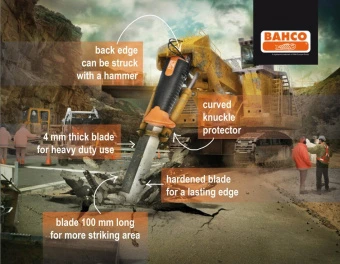 BAHCO 2448 Подрубной нож, нож-стамеска