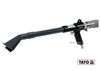 YATO Порохотяг пневматичний YATO : шланг Ø=25 мм, тиск- 0.62 МПа + комплект насадок  | YT-09990