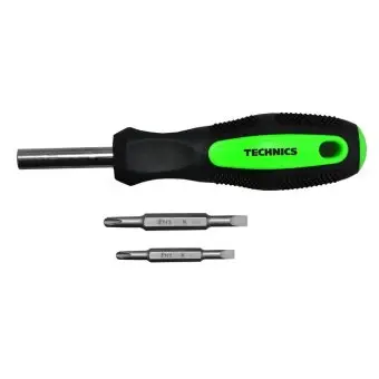 Викрутка з насадками і подовжувач Technics | 47-389