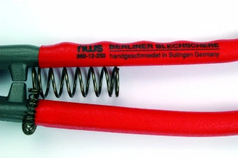 NWS  Ножиці для листового металу "Berlin" : прямі, t= 0.8-1.0 мм, леза L= 55 мм, H= 225 мм | 060-12-