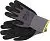 YATO Рукавиці робочі нейлонові YATO покрите спіненим нітрилом з накрапленням, розмір 9, чорнр-сірі  