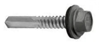 Саморезы с усиленным сверлом с шайбой 6,3х40 Grey coat ETANCO