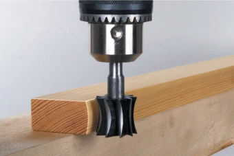 Wolfcraft зубозакруглительная фреза r 25, Ø 25 x 22 // 3258000