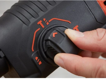 Перфоратор мережевий BLACK+DECKER, SDS-Plus, 650 Вт, 1.6 Дж, 0-5180 уд/хв