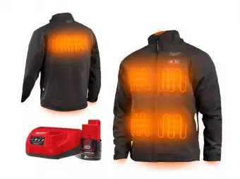 MILWAUKEE Куртка с подогревом размер "XXL" M12HJBL5-201 +з/у +аккумулятор | 4932492944