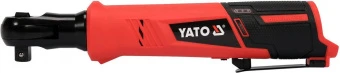 YATO Тріщатка ударна акумуляторна безщіткова YATO: Li-Ion 12 В, квадрат 1/2", 80 Нм(БЕЗ АКУМУЛЯТОРА)