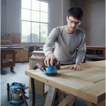 Ексцентрикова шліфмашина Bosch GEX 185-Li (18 В, 4 А*год) (06013A5021)