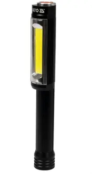 YATO Ліхтар світлодіодний оглядовий YATO; живлення від батарейок 3х АА, 400/170 Lm, 3 режими  | YT-0