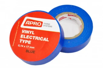 Изоляционная лента синяя 0.14х17мм 25м (пачка, кратно 10шт) APRO