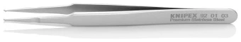 KNIPEX SMD Пинцет для прецизионных работ металл, прямой 120мм | 92 01 03