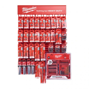 MILWAUKEE Набор бит и сверел SHOCKWAVE RED RACK | 4932451317