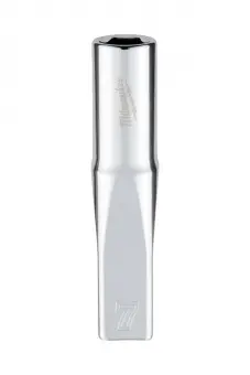 MILWAUKEE Головка хромована метрична подовжена 1/4'', 7мм | 4932478327