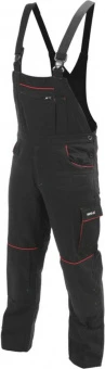 YATO Комбінезон робочий COMFY YATO розмір XL, чорно-червоний, 9 кишень, 100% бавовна  | YT-79254