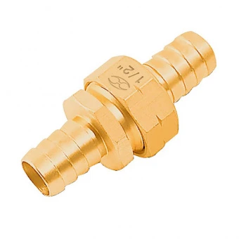 Truper CFM-5/8B Соеденитель садовый для шланга, Латунь, ремонтный 5/8"