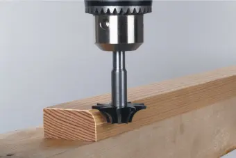 Wolfcraft фреза для галтелей на четверть окружности r 10, Ø 35 // 3266000