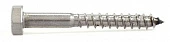 Шуруп по дереву нержавеющий с шестигранной головкой  8х120 DIN 571