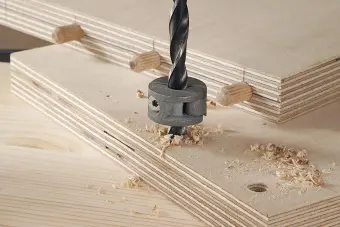 Wolfcraft Упор ограничения глубины (3 шт.) Ø 6, 8, 10 // 2755000