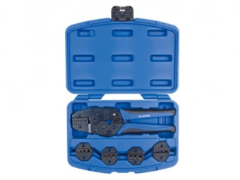 KING TONY Кримпер храповичный для обжима изолированных наконечников 5 Предметов | 67G0005