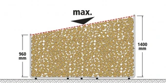 Wolfcraft модульный стеллаж, XXL 1766-3241x1036-1460x256 // 5125000