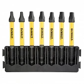 Касета з бітами DeWALT FlexTorq, L = 57 мм, біти SQ1 - 2 шт.; SQ2 - 3 шт.; SQ3 - 2 шт.
