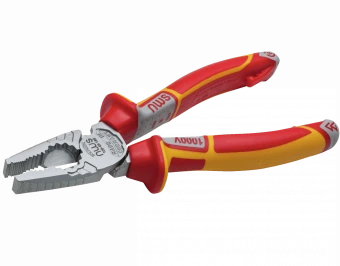 NWS Плоскогубці комбіновані силові CombiMax : L= 180 мм. ізольовані ручки VDE до 1000V // 109-49-VDE