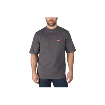 MILWAUKEE Футболка с короткими рукавами серая WTSSG-M 4933478232 | 4933478232