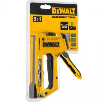 DeWALT Степлер "MULTI TACKER 5 в 1" скоби тип "A, G, H" 6-14мм, цвяхи "J" 12, 15 мм.