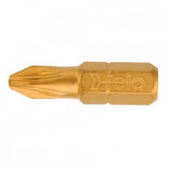 FELO Бита PZ2х25 мм TIN 1/4 " С 6,3. // 02102070