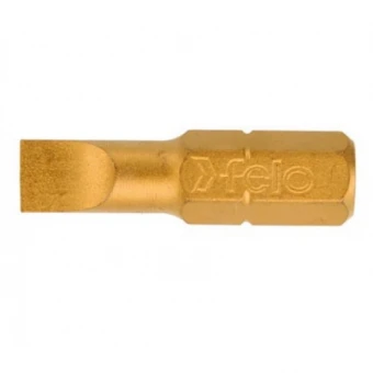 FELO Бита 6,5х1,2х25 мм TIN 1/4 " С 6,3. // 02061070