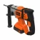 Перфоратор акумуляторний BLACK+DECKER, SDS-Plus, 18 В, 1.2 Дж, 3 режими