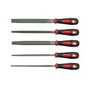 VOREL Напильники : L= 200мм, Набір 5 Шт/Уп.  | 25166