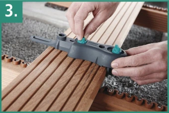 Wolfcraft набор для сверления и монтажа террасной доски  // 6960000