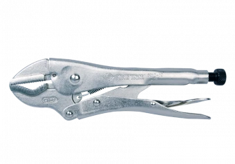 KING TONY Зажим с фиксатором, L=175 мм, хром | 6012-07N