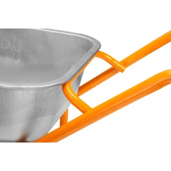 Тачка будівельна з посиленою рамою КВІТКА (90 л, 180 кг) (110-4004)