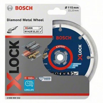 Диск алмазний Bosch X-Lock Expert (115x22.23 мм) (2608900532)