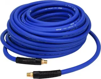 YATO Шланг пневматичний гібридний (ПВХ+БНК) YATO: Ø8.0 мм x30м, Ø=1/4", тиск ≤ 2 MPa, різьбов. з'єдн