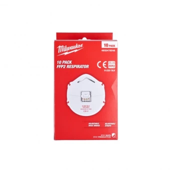 Milwaukee Респиратор с клапаном FFP2 (10шт) 4932478548 // 4932478548