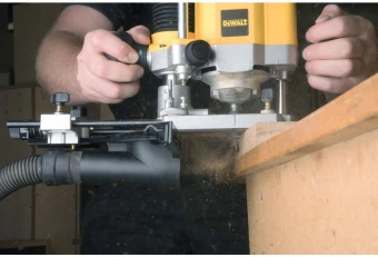 Фрезер DeWalt 1100 Вт, цанга 6-8 мм, 8000-24000 об/хв, електроніка, пар.упор.