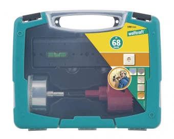 Wolfcraft набор кольцевых пил "санитарный" Ø 68 // 5981000