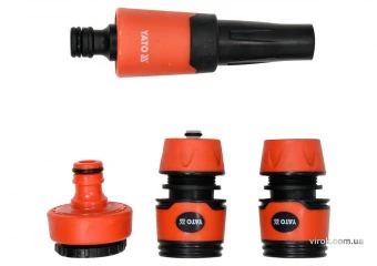 YATO Зрошувач прямий YATO з набором з'єднань 3/4", 1", ABS-пластик, 4 шт  | YT-99832