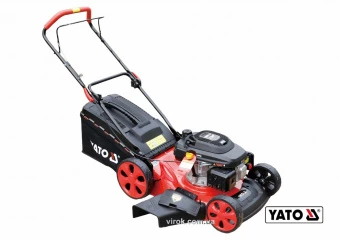 YATO Газонокосарка на 4-х колесах бензинова YATO : 3.5 кВт,196 см³, шир/вис покосу 510/25-70мм, 2800